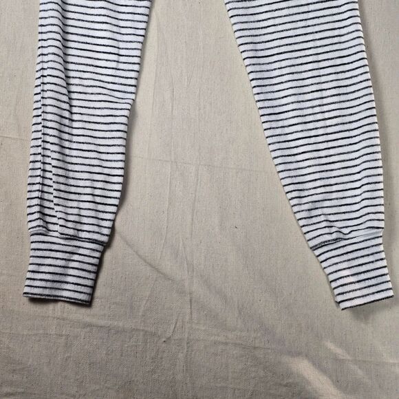 Gap Women’s XS Black & White Athletic‎ Jogger Sweatpants | Striped Drawstring - Picture 8 of 16